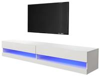 GFW Galicia 180cm LED Wall TV Unit - White