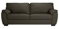 Argos Home Milano Leather 4 Seater Sofa - Chocolate