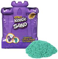 Kinetic Sand Castle Case Playset with Teal Sand