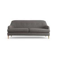 Habitat Frome Fabric 3 Seater Sofa - Charcoal - Ash Leg