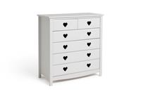 Argos Home Kids Mia 4+2 Chest of Drawers - White