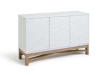 Habitat Zander Textured Large Sideboard -White & Oak