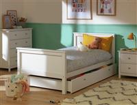 Habitat Brooklyn Bed Frame with Drawer - White