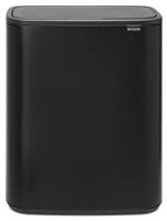 Brabantia Bo 2x30L Touch Bin - Matt Black