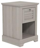 GFW Salcombe 1 Drawer Side Table - Grey