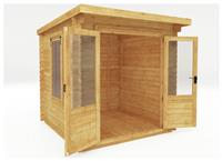 Mercia 2.4m x 2.4m Pent Log Cabin