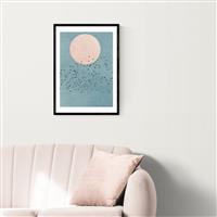 East End Prints Fly Away Black Frame Art Print - A3