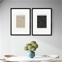 East End Prints Galerie Boheme Black Frame Art Print - A2