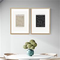 East End Prints Galerie Boheme Oak Frame Art Print - A2
