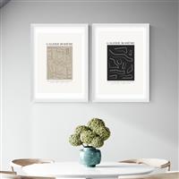 East End Prints Galerie Boheme White Frame Art Print - A2