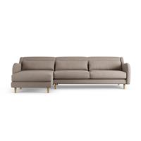 Habitat Turnmill Left Hand Corner Sofa - Mocha
