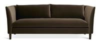 Habitat Hawley Velvet 3 Seater Sofa - Brown
