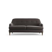 Habitat Frome Velvet 2 Seater Sofa - Slate Grey - Dark Leg