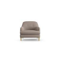 Habitat Frome Fabric Armchair - Mocha - Ash Leg