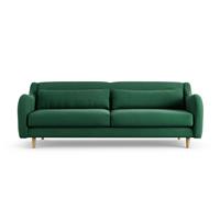 Habitat Turnmill Fabric 4 Seater Sofa - Green - Ash Leg