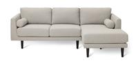 Habitat Jacob Fabric Right Hand Corner Sofa - Stone