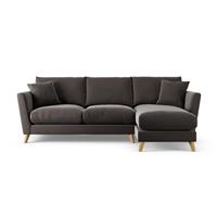 Habitat Lomond Right Hand Corner Sofa - Grey - Ash Leg