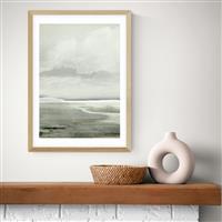 East End Prints Lakes Oak Frame Art Print - A2