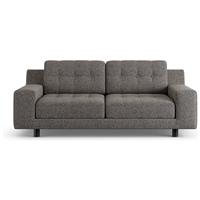 Habitat Hendricks Fabric 2 Seater Sofa - Charcoal- Black Leg