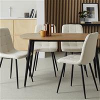 Argos Home Cobin 4 Seater Dining Table - Oak