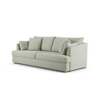 Habitat Holmfirth Fabric 4 Seater Sofa - Sage Green