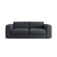 Habitat Ayr Large Fabric 3 Seater Sofa - Charcoal