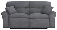 Argos Home Harry Fabric 3 Seater Recliner Sofa - Light Grey