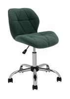 Argos Home Boutique Velvet Office Chair - Green