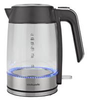 Cookworks Illuminating Kettle - Glass and Stainless Steel