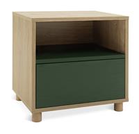 Habitat Koda 1 Drawer Bedside Table - Green