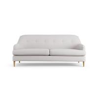 Habitat Frome Fabric 3 Seater Sofa - Natural - Ash Leg
