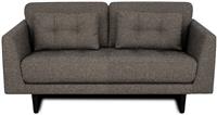 Habitat Kleo Fabric 2 Seater Sofa - Charcoal