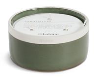 Habitat Large Multiwick Ceramic Candle - Tomato leaf