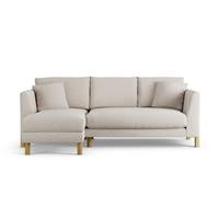 Habitat Aston Left Hand Corner Sofa - Natural - Ash Leg