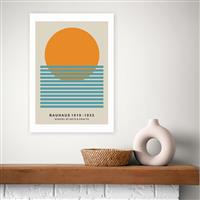East End Prints Sun Bauhaus Art Print - A3