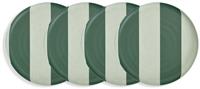 Habitat Striped Picnic Side Plate - set of 4