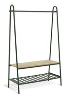 Habitat Turner Clothes Rail with Shoe Rack - Green