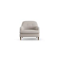 Habitat Frome Fabric Armchair - Stone - Dark Leg