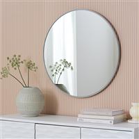 Home Essentials Grey Round Wall Mirror - 70x70cm