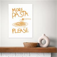 East End Prints More Pasta Please Art Print - A2