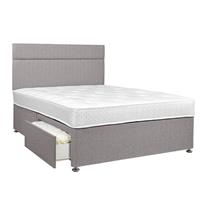 Argos Home Winslow 600 Pocket 2 Drawer Kingsize Divan - Grey