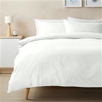 Home Essentials Soft Touch White Bedding Set - Superking