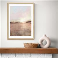 East End Prints New Dawn Oak Frame Art Print - A3