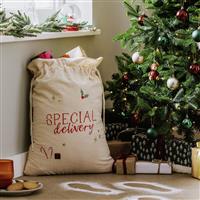 Habitat Cream Special Delivery Christmas Sack