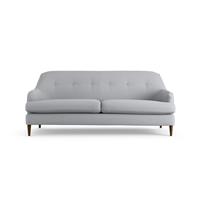Habitat Frome Fabric 3 Seater Sofa - Grey - Dark Leg