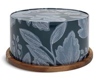 Habitat Floral Cake Tin With Board