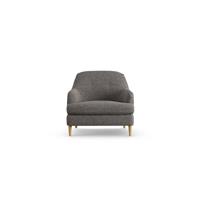 Habitat Frome Fabric Armchair - Charcoal - Ash Leg