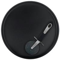 Scoville 2 Piece Aluminium Pizza Tray and Cutter Set