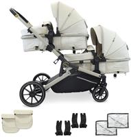My Babiie MB33 Tandem Pushchair - Ivory
