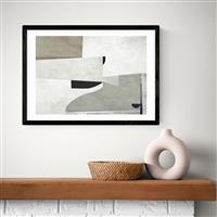 East End Prints Priory Black Frame Art Print - A2